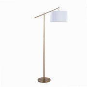 Lumi Source Casper contemporary floor lamp with sleek design, adjustable arm, and modern metal finish in a stylish living space.