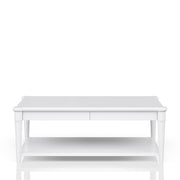 Cocktail Table With Two Storage Drawers And Casters - R&R Furniture Gallery (Fountain Valley, CA)