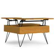 Hunter - Handcrafted Lift Top Coffee Table - R&R Furniture Gallery (Fountain Valley, CA)