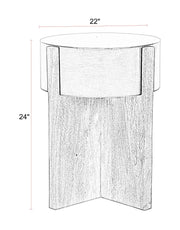 Aspen - 42" Round Cocktail Table With 2 End Tables - Barton Bronze - R&R Furniture Gallery (Fountain Valley, CA)