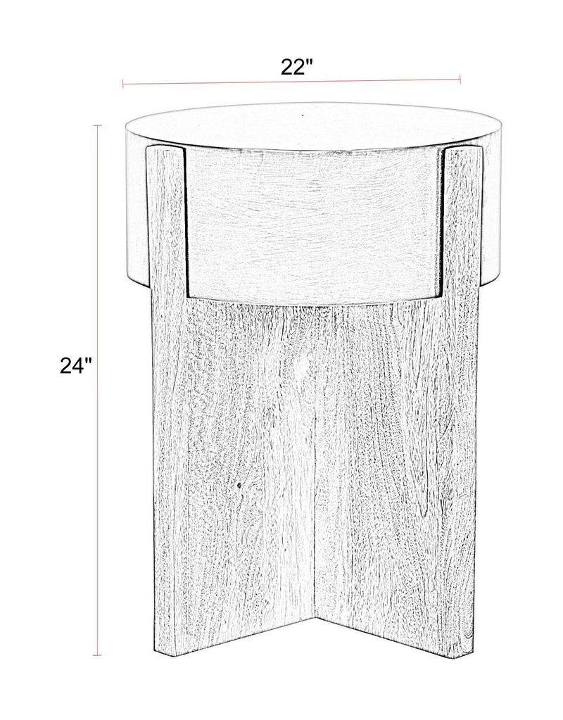 Aspen - 42" Round Cocktail Table With 2 End Tables - Barton Bronze - R&R Furniture Gallery (Fountain Valley, CA)