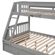 Bunk Bed With Drawers, Ladder And Storage Staircase - R&R Furniture Gallery (Fountain Valley, CA)