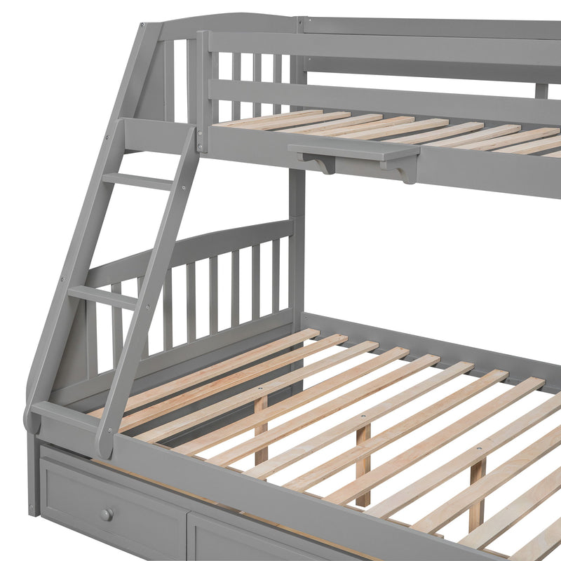 Bunk Bed With Drawers, Ladder And Storage Staircase - R&R Furniture Gallery (Fountain Valley, CA)