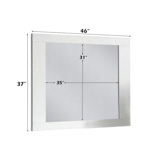 Lorimar - Mirror - White - R&R Furniture Gallery (Fountain Valley, CA)