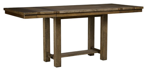 Moriville - Rectangular Dining Room Counter Extension Table - Grayish Brown - R&R Furniture Gallery (Fountain Valley, CA)
