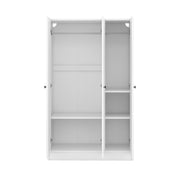 3 Door Shutter Wardrobe With Shelves - R&R Furniture Gallery (Fountain Valley, CA)