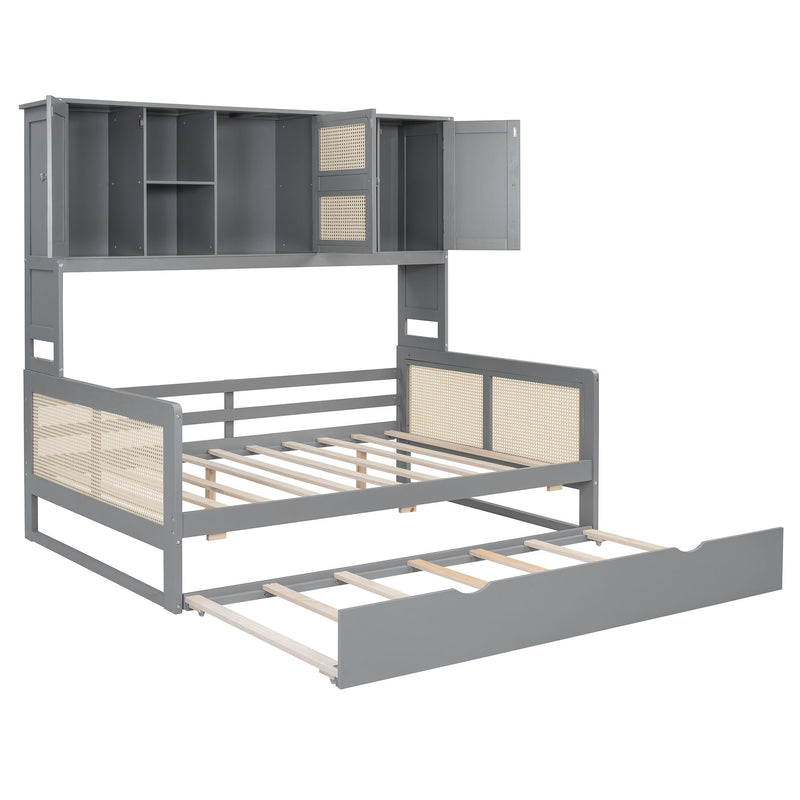 Daybed And All In One Cabinet And Shelf - R&R Furniture Gallery (Fountain Valley, CA)