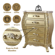 Cabriole - Chest - Gold - R&R Furniture Gallery (Fountain Valley, CA)