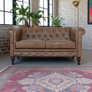 Buffalo - Chesterfield Sofa - Brown - R&R Furniture Gallery (Fountain Valley, CA)