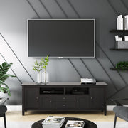 Warm Shaker - TV Media Stand - Hickory Brown - R&R Furniture Gallery (Fountain Valley, CA)