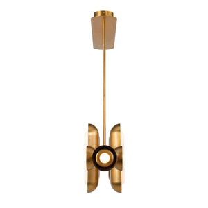 Dot Dash - 12 Light Pendant - Brass