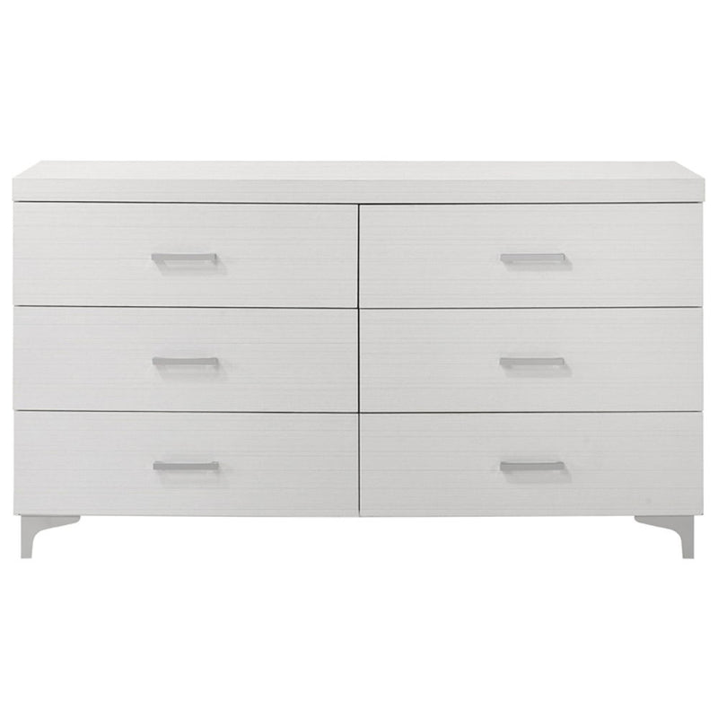 Casilda - Dresser - White - R&R Furniture Gallery (Fountain Valley, CA)