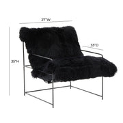Kimi - Genuine Sheepskin Chair - R&R Furniture Gallery (Fountain Valley, CA)