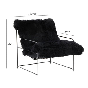 Kimi - Genuine Sheepskin Chair - R&R Furniture Gallery (Fountain Valley, CA)