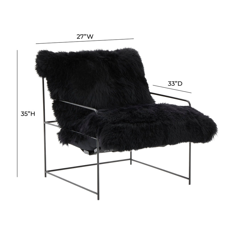 Kimi - Genuine Sheepskin Chair - R&R Furniture Gallery (Fountain Valley, CA)