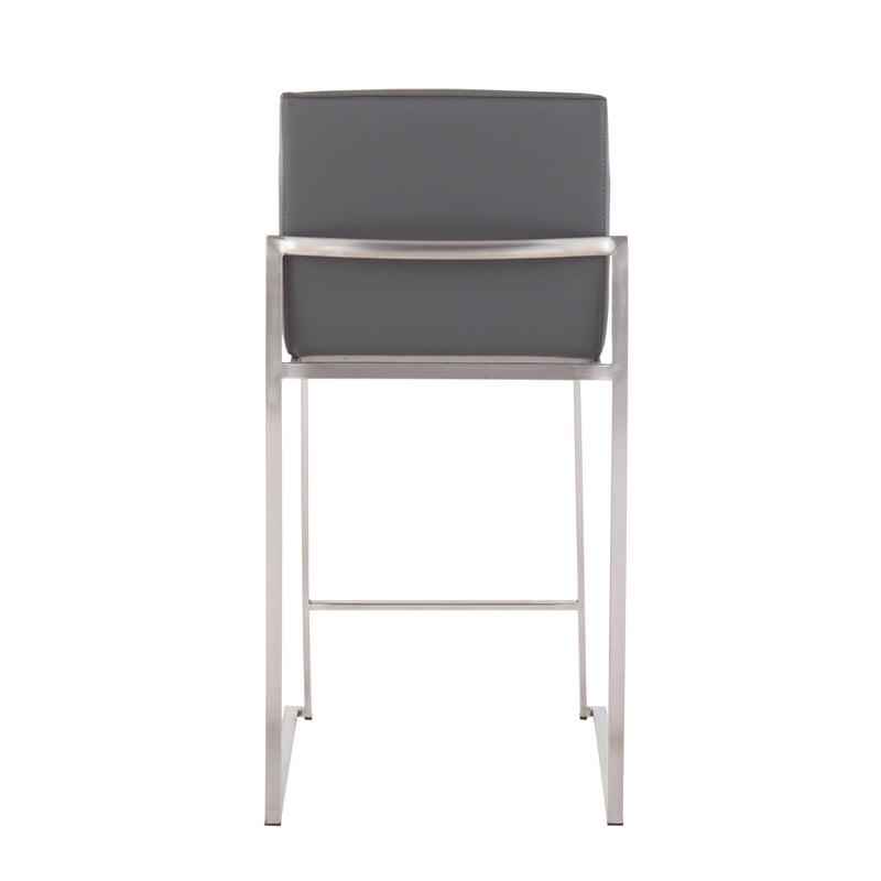 Lumi Source Fuji contemporary high back counter stool with functional design, featuring sleek modern style and sturdy build.