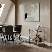 Watts - Bar Cart - Chrome - R&R Furniture Gallery (Fountain Valley, CA)