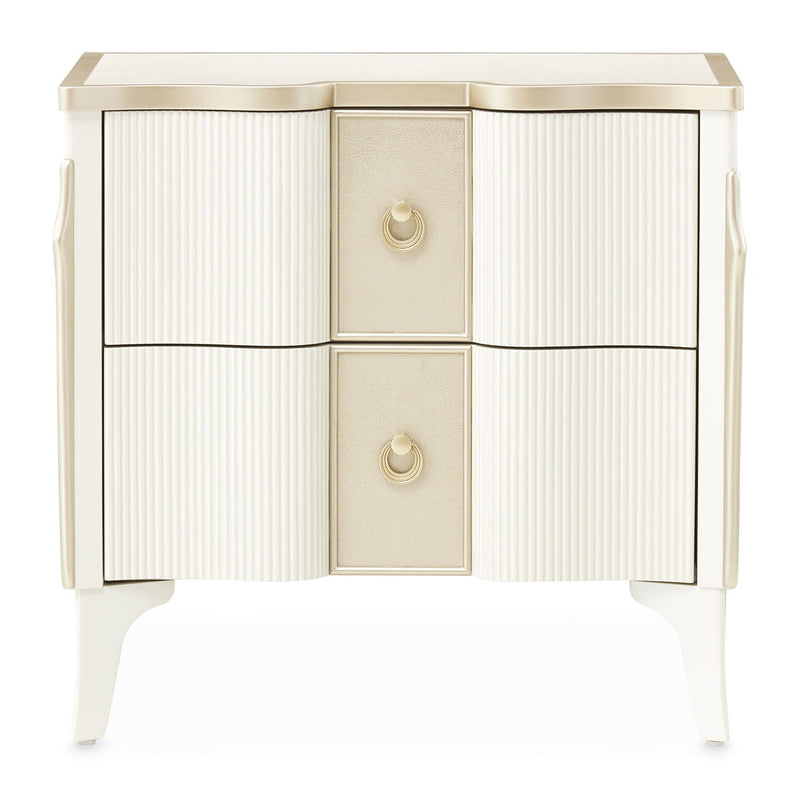 La Marisia - Nightstand - Creamy Pearl - R&R Furniture Gallery (Fountain Valley, CA)