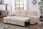 Kipling - Reversible Sleeper Sectional Sofa Chaise - R&R Furniture Gallery (Fountain Valley, CA)