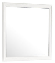 Glory Furniture traditional wall mirror with a sleek frame, suitable for any space, hanging on a wall in a modern interior.