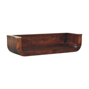 Indira - Floating Console Table - Walnut - R&R Furniture Gallery (Fountain Valley, CA)