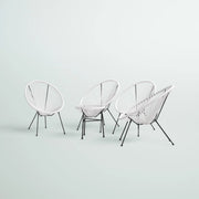 Outdoor Conversation Set With Ergonomic Lounge Chairs And Tempered Glass Table - R&R Furniture Gallery (Fountain Valley, CA)