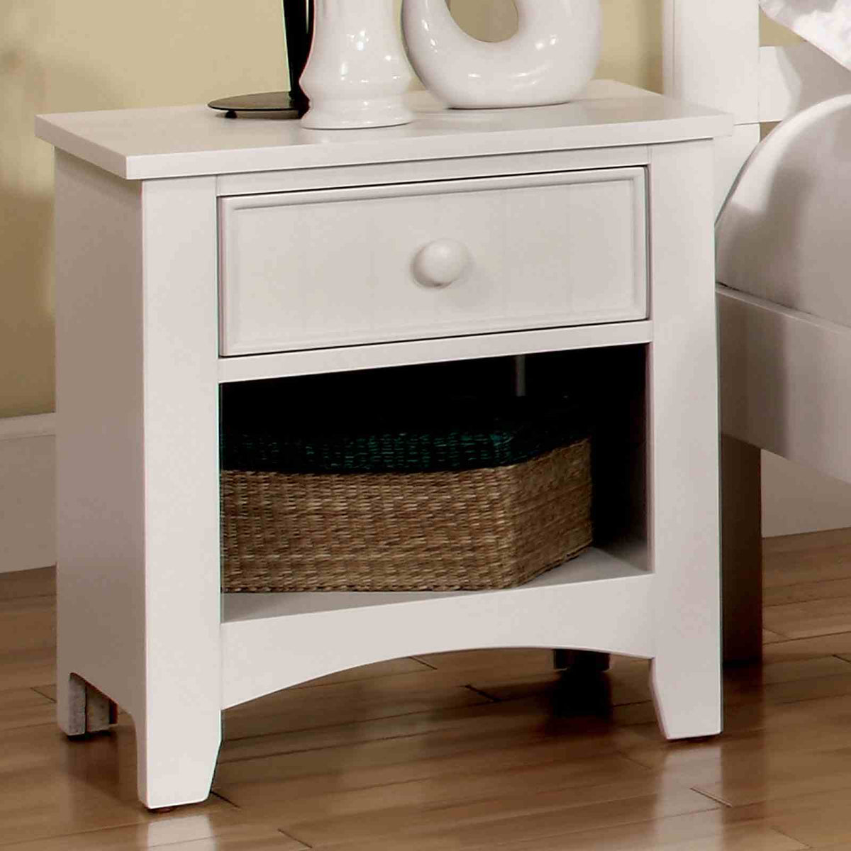 Corry - Nightstand, White