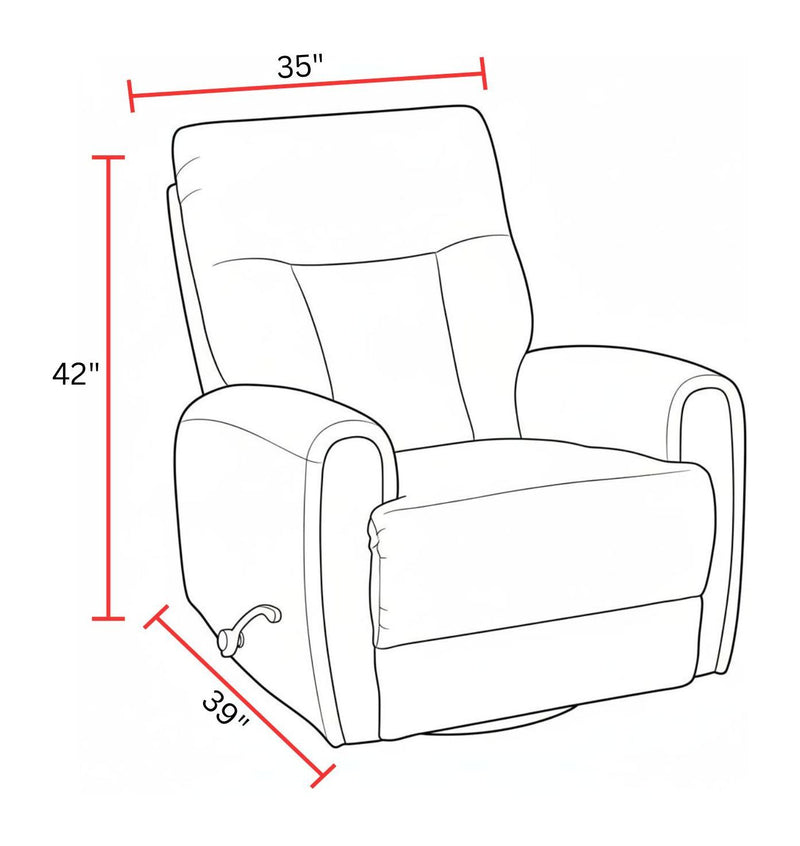 Natalia - Manual Swivel Glider Recliner (Set of 2)