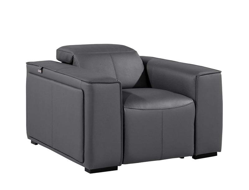 1224 - 6-Piece Modular Power Reclining Sofa, Loveseat & Chair Set In With 6 Power Recliners & Power Headrests