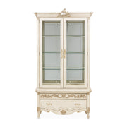 Platine de Royale - Curio Cabinet - Champagne - R&R Furniture Gallery (Fountain Valley, CA)