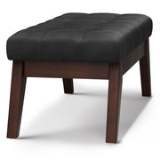 Draper - Upholstered Mid Century Tufted Ottoman Bench - R&R Furniture Gallery (Fountain Valley, CA)