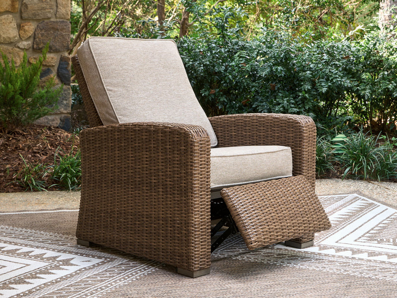 Laguna Heights - Recliner - Beige - R&R Furniture Gallery (Fountain Valley, CA)