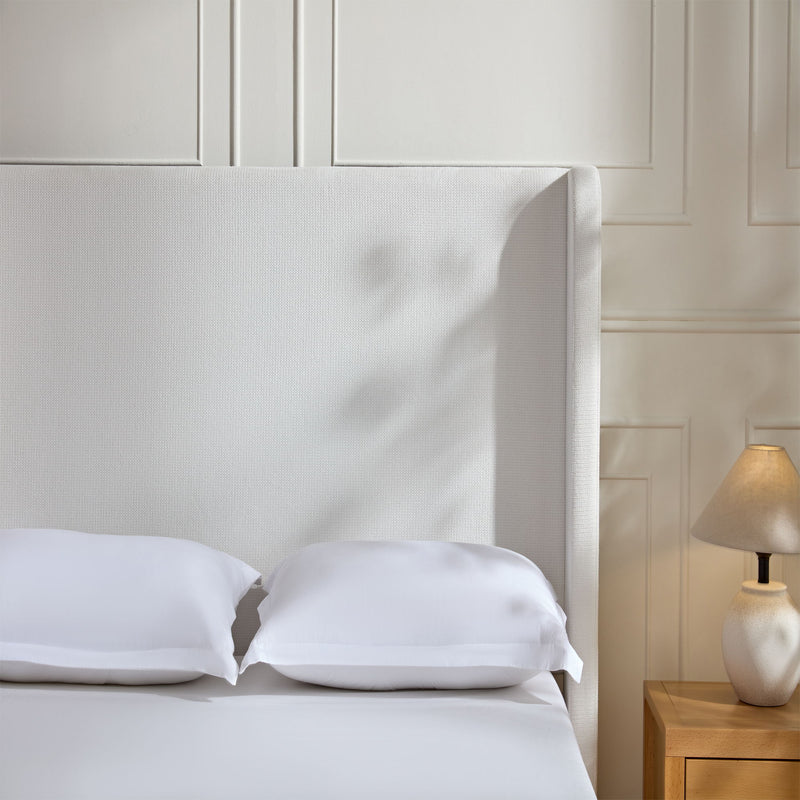 Harper - Tall Headboard Upholstered Bed / High Headboard / Elegant Simplicity / No Box Spring Needed - R&R Furniture Gallery (Fountain Valley, CA)