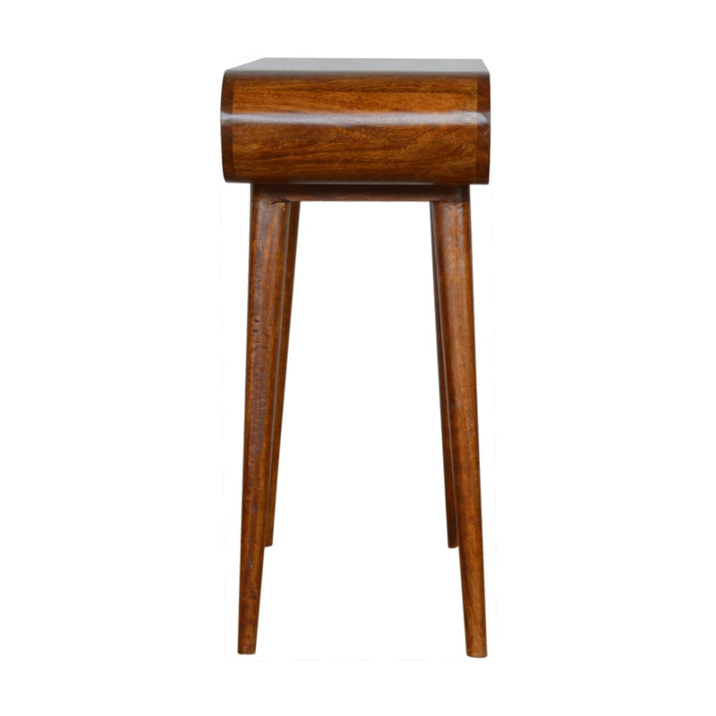 Solid Wood Curved Edge Console Table - R&R Furniture Gallery (Fountain Valley, CA)