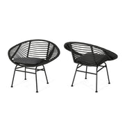 Cordella - Outdoor Woven Wicker Chairs With Cushions, (Set of 2) - R&R Furniture Gallery (Fountain Valley, CA)