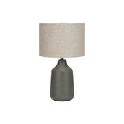 Contemporary concrete table lamp by 8th Street with sleek modern design and minimalist aesthetic.