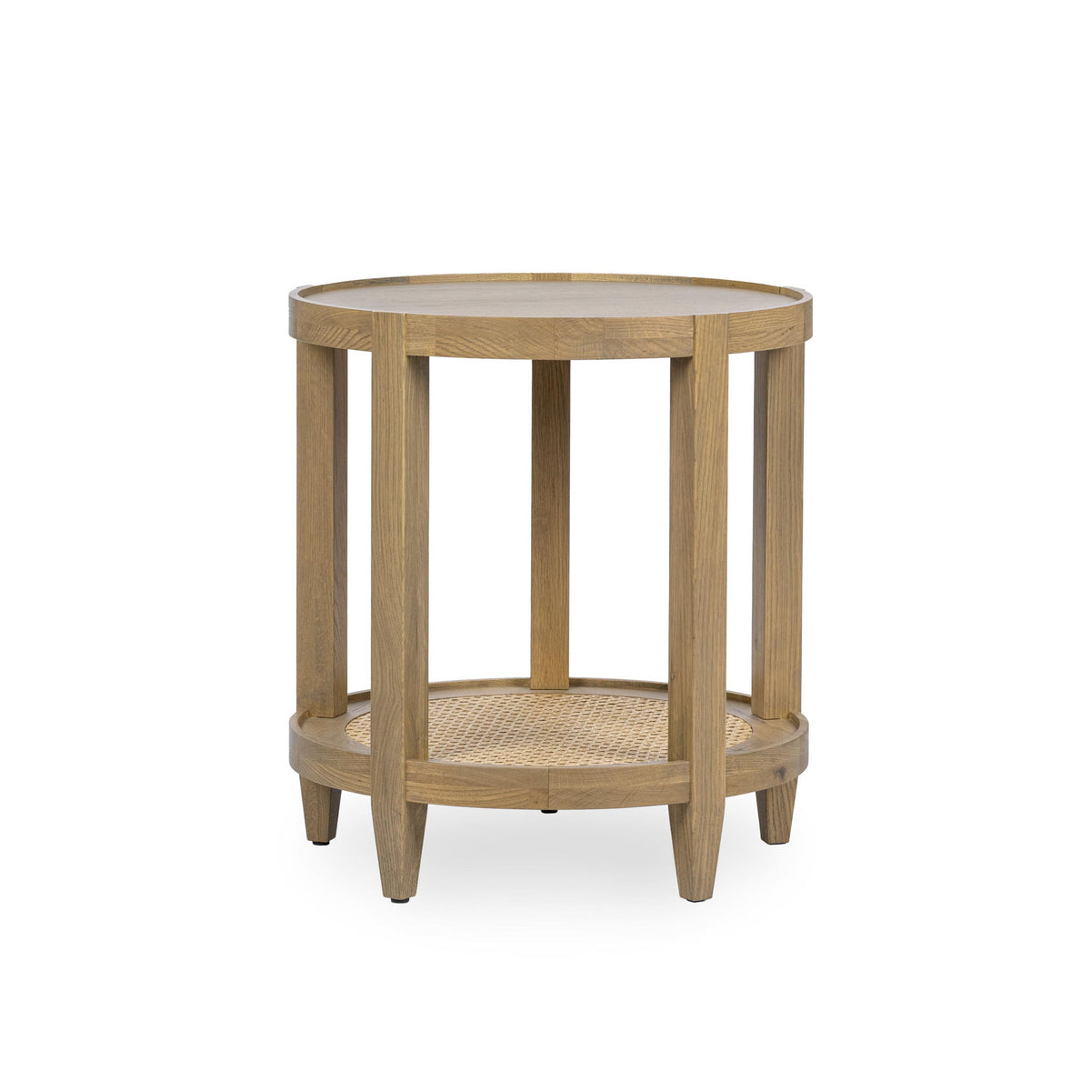 Devin - Solid Wood Round Table - R&R Furniture Gallery (Fountain Valley, CA)