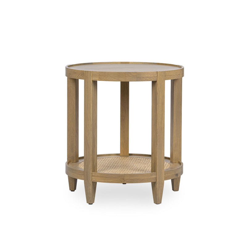 Devin - Solid Wood Round Table - R&R Furniture Gallery (Fountain Valley, CA)
