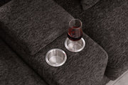Nyeisha - Piece Upholstered Sofa & Chaise - Coffee - R&R Furniture Gallery (Fountain Valley, CA)