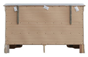 Elegant Glory Furniture Lorana dresser with multiple drawers, showcasing a sleek, sophisticated storage solution for bedroom organization.