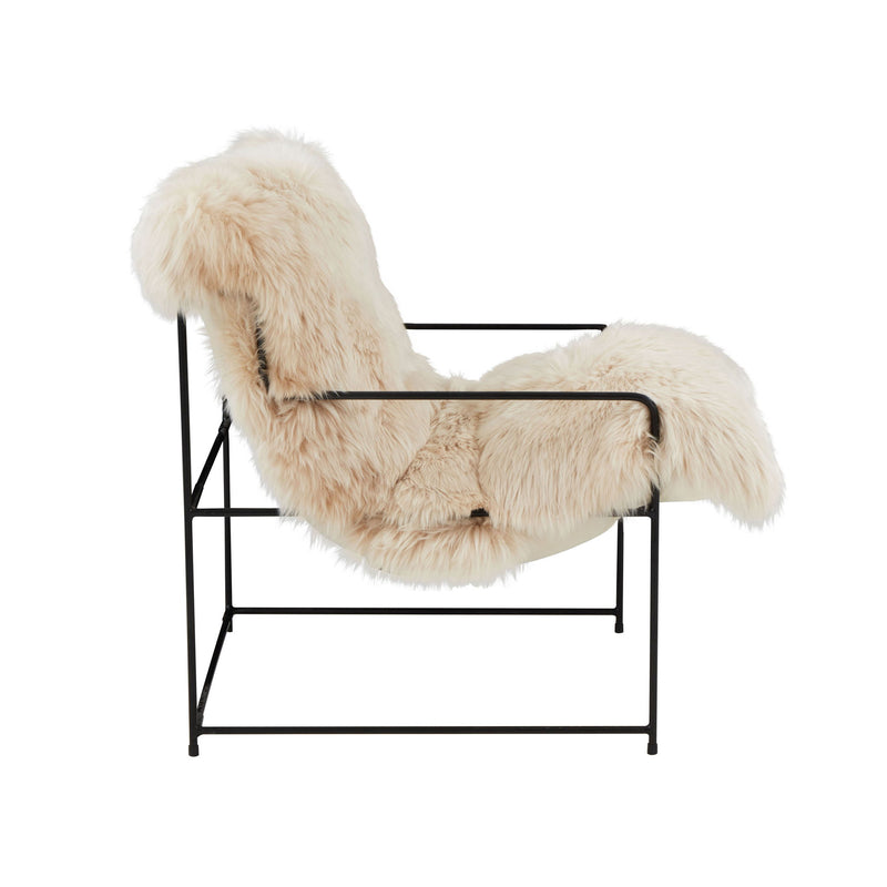 Kimi - Genuine Sheepskin Chair - R&R Furniture Gallery (Fountain Valley, CA)