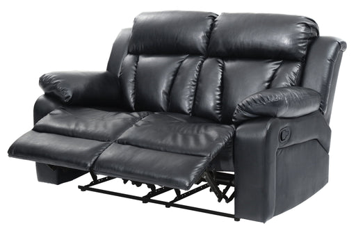 Glory Furniture Daria cozy padded reclining love seat with plush cushions and a reclining feature, perfect for relaxing in style.
