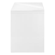 Computer Desk For Home Office, Storage Drawers, Contemporary & Modern - White - R&R Furniture Gallery (Fountain Valley, CA)