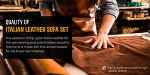 1111 - Leather Living Room Set - R&R Furniture Gallery (Fountain Valley, CA)