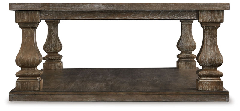 Johnelle - Rectangular Cocktail Table - Gray - R&R Furniture Gallery (Fountain Valley, CA)