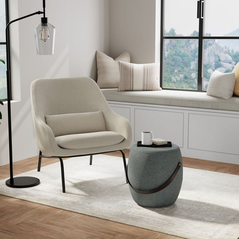 Ramsay - Upholstered Footstool - R&R Furniture Gallery (Fountain Valley, CA)