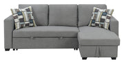 Pensole - Reversible Pop - Up Sleeper Sectional - R&R Furniture Gallery (Fountain Valley, CA)