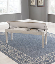 Skempton - Storage Bench - White - R&R Furniture Gallery (Fountain Valley, CA)