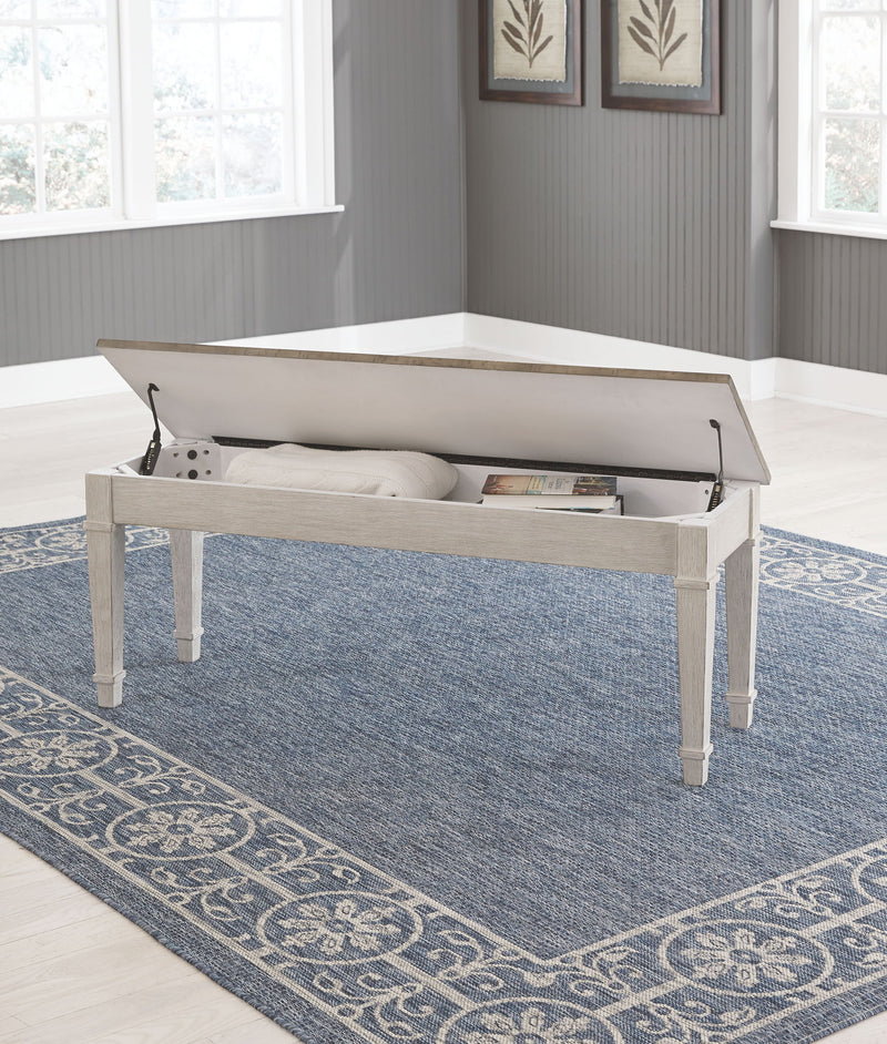Skempton - Storage Bench - White - R&R Furniture Gallery (Fountain Valley, CA)