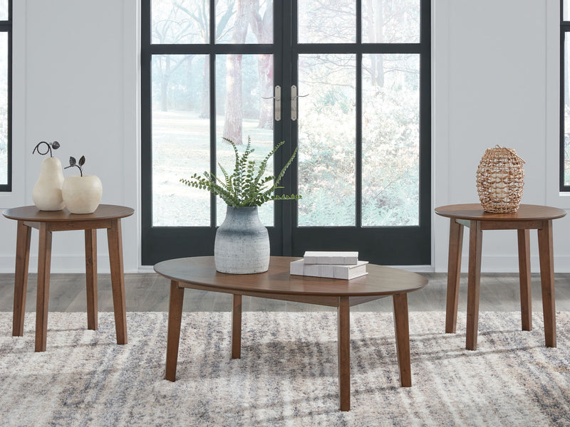 Gordonay - Occasional Table Set (Set of 3) - Brown - R&R Furniture Gallery (Fountain Valley, CA)